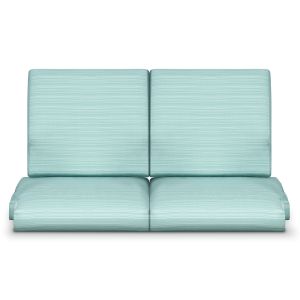 Kwalu Arezzo Healthcare Facility Outdoor Love Seat Back & Seat Cushions