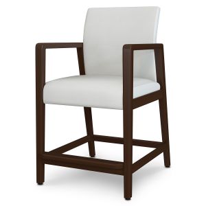 Kwalu Valdina 350 LB Wallsaver Easy Access Healthcare Patient Chair, Fixed Back