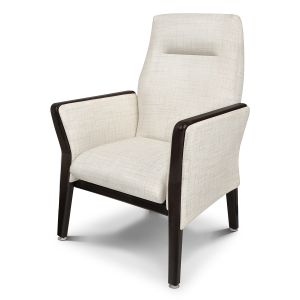 Kwalu Carrara Healthcare Facility Motion Rocker Chair, High Back, Flared Arms