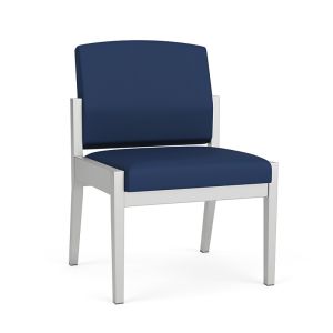 Lesro Amherst Steel 300 LB Heavy Duty Armless Guest Chair