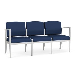 Lesro Amherst Steel 300 LB 3 Seat Sofa