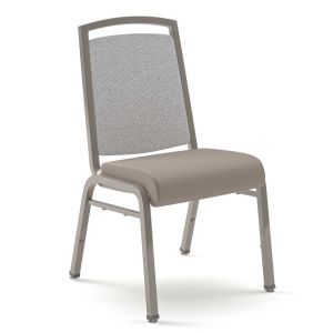 Shelby Williams 350 LB Extra Wide Aluminum Banquet Chair with Action Back - Model 8694AB