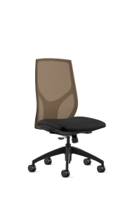 9to5 Seating Vault Mesh Mid-Back 300 LB Office Chair, Adjustable Back, Seat Slider, Simple Synchro-Tilt Control, Armless