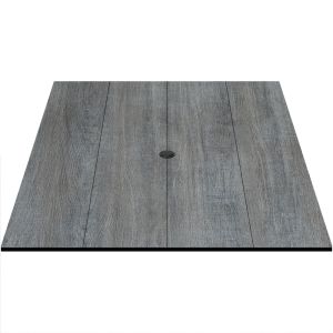 COMPCOR Outdoor Table Top - 30" x 48" - Weathered Pewter