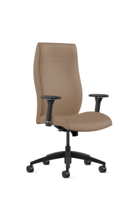 9to5 Seating Acclaim High-Back 300 LB Executive Office Chair, Full Synchro Tilt Control, 10-Way Adjustable Arms