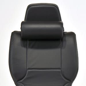 Concept Seating 3142R1 Alternative Leather Neck Roll, Black