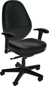 Sitmatic GoodFit® 450 LB 24/7 Adjustable High Back Desk Chair with Adjustable Arms & Seat Slider