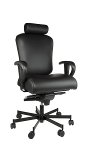 Concept Seating 550 LB 24/7 Multi-Shift Heavy Duty Operator Chair with Headrest - Model 3150HR