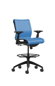 9to5 Seating Cydia Mid-Back Upholstered Stool