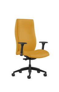 9to5 Seating Acclaim High-Back 300 LB Executive Office Chair, Weight Balanced Control, 10-Way Adjustable Arms