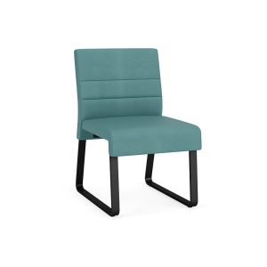 Lesro Waterfall 400 LB Heavy Duty Armless Guest Chair Sled Base