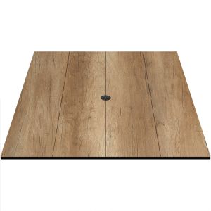 COMPCOR Outdoor Table Top - 30" x 48" - Vintage Oak