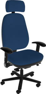 Sitmatic Super Beta² Operator Chair with Adjustable High Back, Headrest, Fold Away Arms, Air Lumbar & Thoracic Bolster