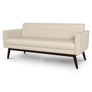 Kwalu Potenza Commercial Reception Area Sofa with Quilted Stitching