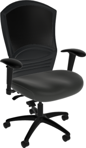Sitmatic Posh™ 24/7 Extra Wide 550 LB Mesh Task Chair with Rocking, Adjustable Arms & Seat Slider