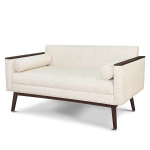 Kwalu Tindari Commercial Reception Area Bench with Back and Arm Caps