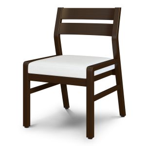 Kwalu Caterina 350 LB Commercial Reception Area Armless Guest Chair, Slat Back – 21.75”W