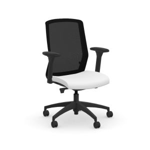 9to5 Seating Neo 300 LB Mesh Mid-Back Office Task Chair with Weight Balanced Synchro Control and Height Adjustable Arm with Pivot & Swivel Pad