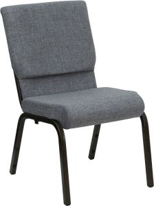 HUSKY Seating® 800 LB Heavy Duty Stacking & Ganging Auditorium Chair - Gold Vein-Gray