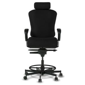 Concept Seating 550 LB 24/7 Multi-Shift Heavy Duty Operator Stool - Model 3150HR Stool