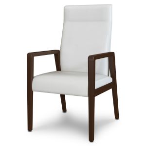 Kwalu Valdina 350 LB Commercial Reception Area Flex Chair with Flexible High Backrest