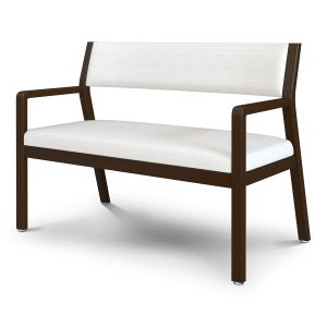 Kwalu Caterina Bariatric Healthcare Chair, Upholstered Back – 46”W