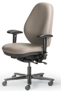 Sitmatic GoodFit® 450 LB 24/7 ESD Adjustable High Back Desk Chair with Rocking and Seat Depth Adjustment