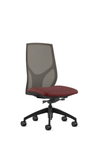 9to5 Seating Vault Mesh Mid-Back 300 LB Office Chair, Adjustable Back, Seat Slider, Full Synchro-Tilt Control, Armless