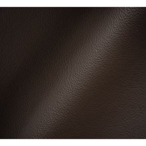 Synthetic Dark Brown Leather Sample Swatch