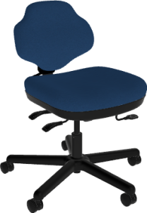 Sitmatic CooLean™ 450 LB 24/7 Intuitive QuickBack Large Chair with Scallop Back