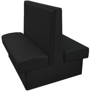 Cornell Restaurant Booth with Welted Top and Side Caps - Double - 96" W
