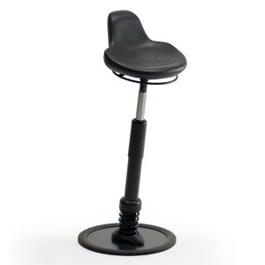 Sitmatic Pogo® 450 LB 24/7 Standing Assist with Black Frame and Black Urethane Seat