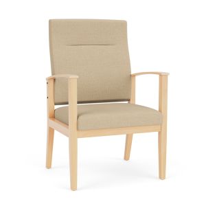 Lesro Amherst Wood 400 LB Heavy Duty Oversize Patient Chair