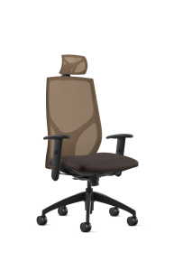 9to5 Seating Vault Mesh High-Back 300 LB Office Chair, Adjustable Back, Seat Slider, Full Synchro-Tilt Control, 4-Way Adjustable Black Arm