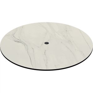 COMPCOR Outdoor Table Top - 36" Round - Modern Marble