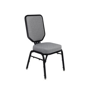 NPS® 9600 Series Premium Fabric Upholstered Flex-Back 300 LB Banquet Chair, Morticia Lithium - Model 9682-BG