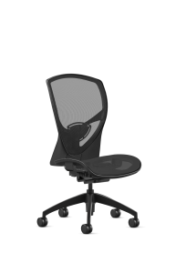 9to5 Seating Theory All Mesh Mid-Back 300 LB Office Chair, Synchro-Tilt Control, Armless
