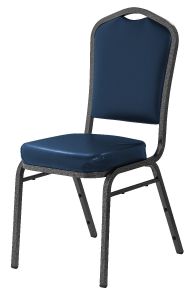 National Public Seating 9300 Series Silhouette Back Padded Stacking 500 LB Banquet Chair - Custom