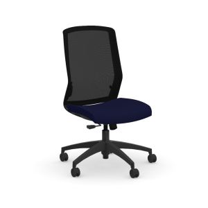 9to5 Seating Neo 300 LB Mesh Mid-Back Office Task Chair with Simple Synchro-Tilt Control, Armless