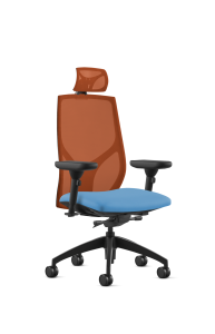 9to5 Seating Vault Mesh High-Back 300 LB Office Chair, Adjustable Back, Seat Slider, Enhanced Knee Tilt Control, Height Adjustable Pivot Arms