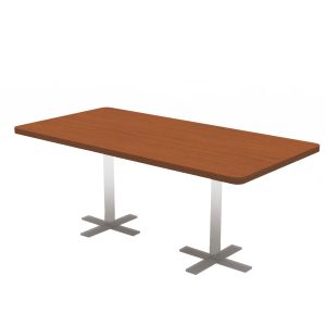 HUSKY Seating 400 LB Heavy Duty Commercial Restaurant Table - Rectangle - 30" W x 72" L