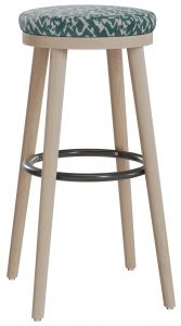 Jasper Chair 350 LB Hinton Backless Bar Stool - Upholstered Seat