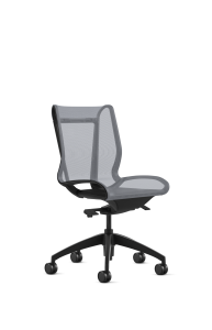 9to5 Seating Cydia 300 LB Mesh Mid-Back Office Chair, Knee Tilt Control