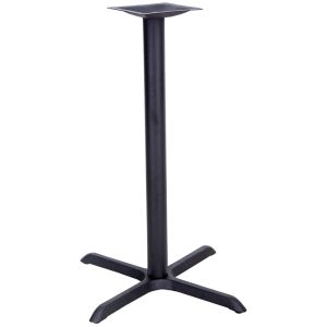 Pro-Tough 22" x 30" X-Cross Restaurant Table Base - Bar Height