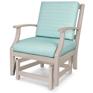 Kwalu Arezzo Glider Healthcare Facility Outdoor Lounge Chair
