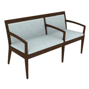 Indiana Furniture Gleem+ 600 LB Tandem Guest Chairs, Bariatric/Single