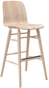 Jasper Chair 350 LB Hinton Bentwood Bar Stool - Wood Seat