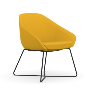 9to5 Seating Jax 300 LB Side Chair with Wire Rod Base
