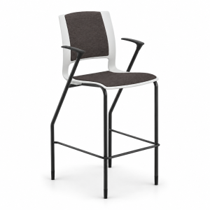 9to5 Seating Vox 300 LB 24 in. Counter-Height Stool - Fully Upholstered
