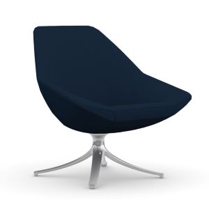9to5 Seating Jax 300 LB Mid-Back Lounge Chair with Swivel Base